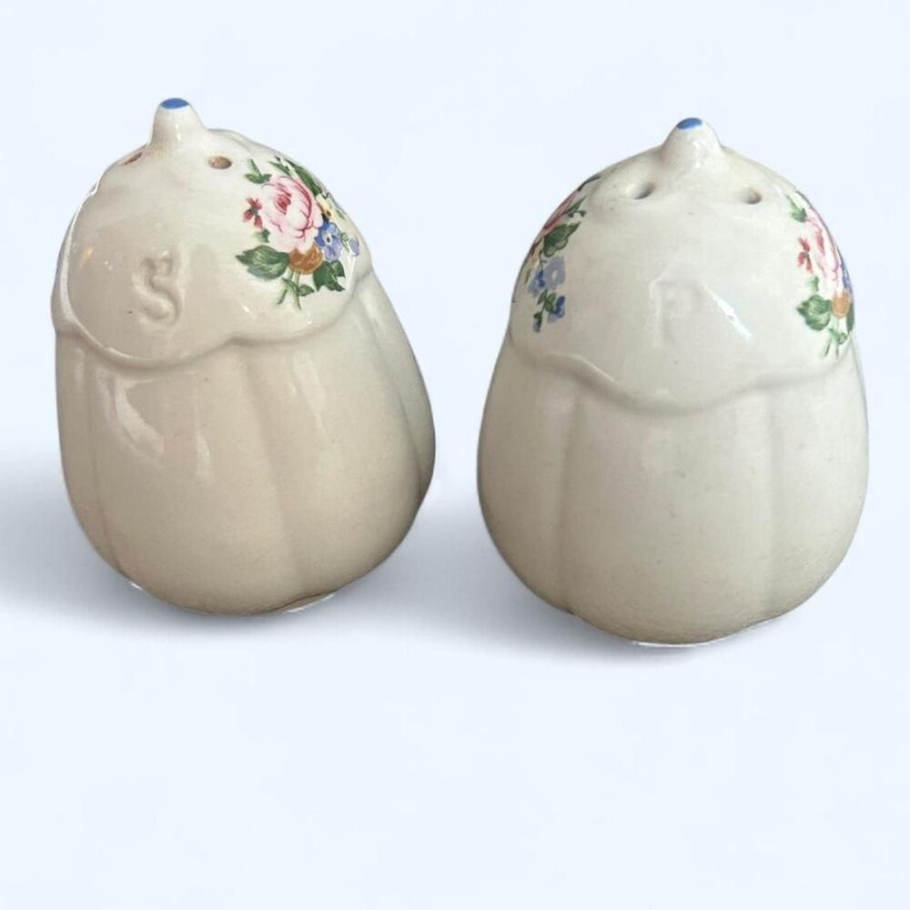 Tabletop Unlimited Victorian Rose Salt and Pepper Shaker Set
